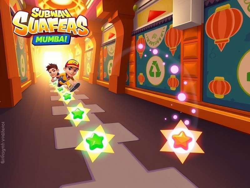 Subway Surfers Mumbai Star power-ups and characters